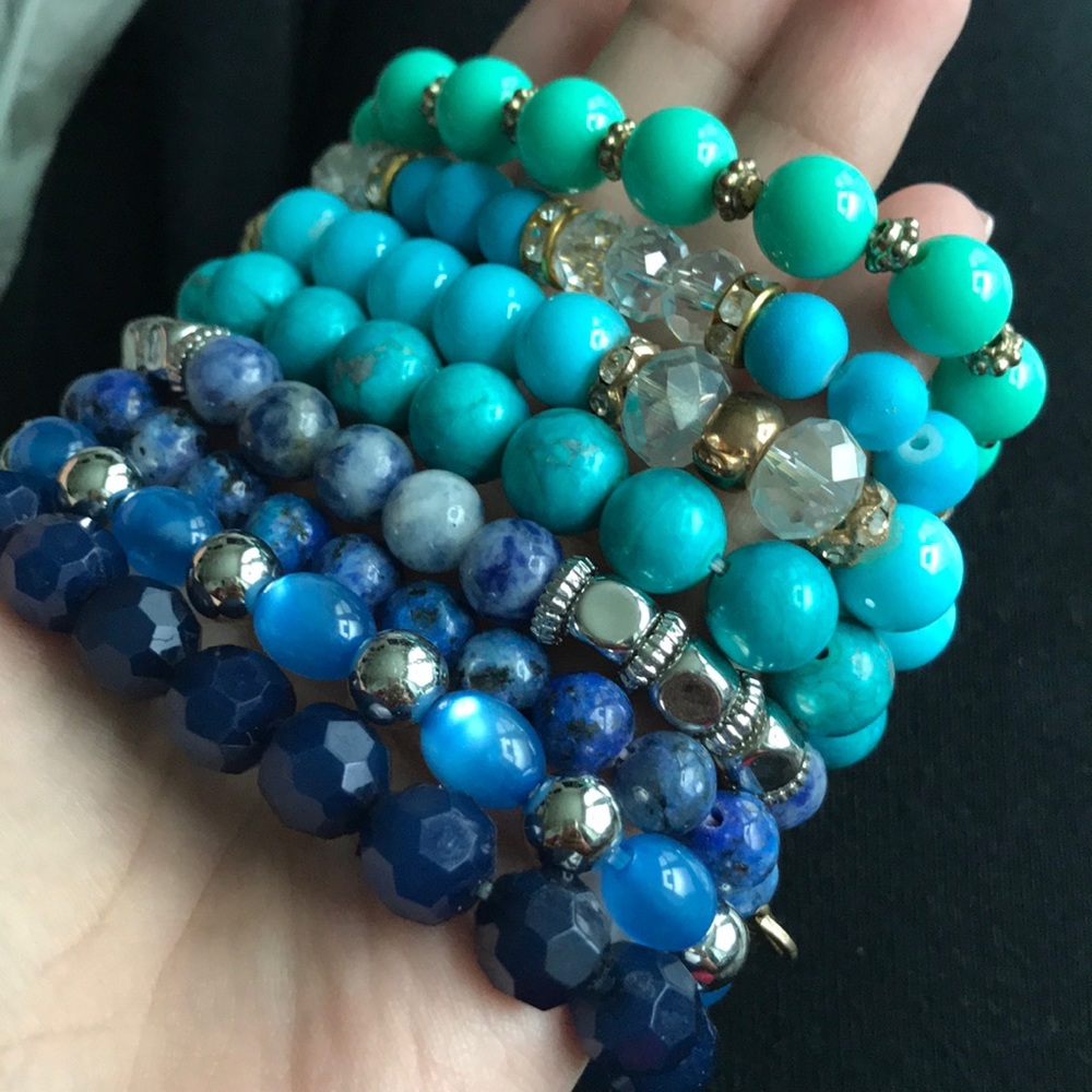 💫Variation of Blue Bracelets Bundle